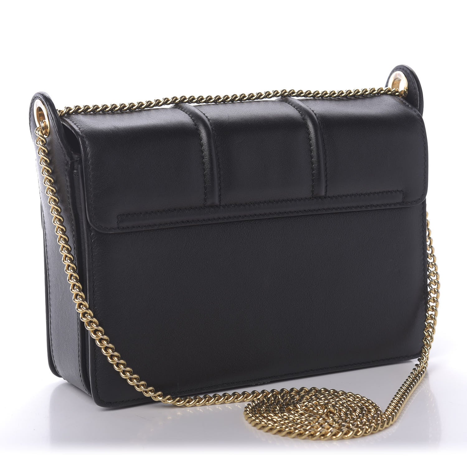 Lanvin Smooth Calfskin Small Jiji Shoulder Bag Black 3 of 9