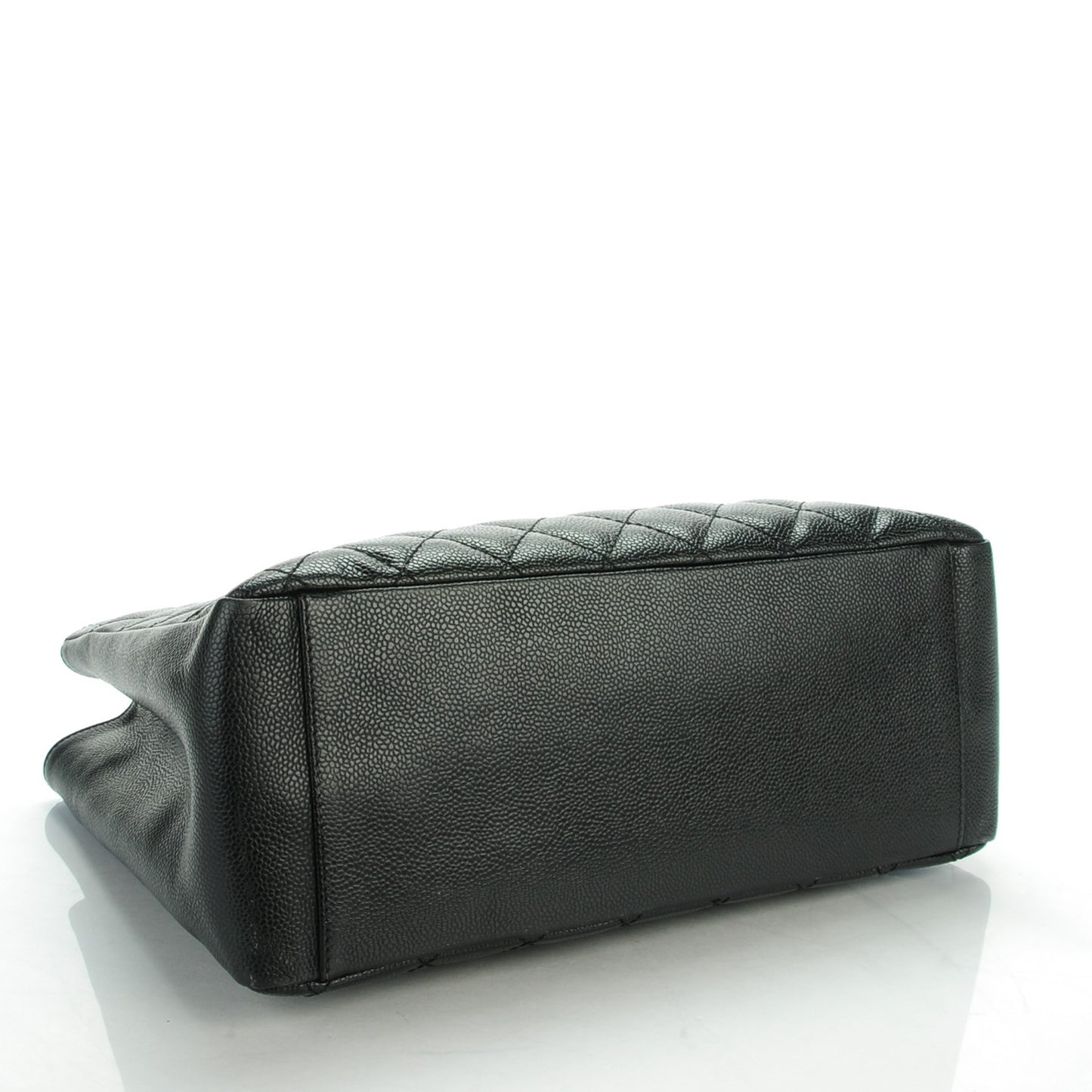 Caviar Quilted Grand Shopping Tote GST Black