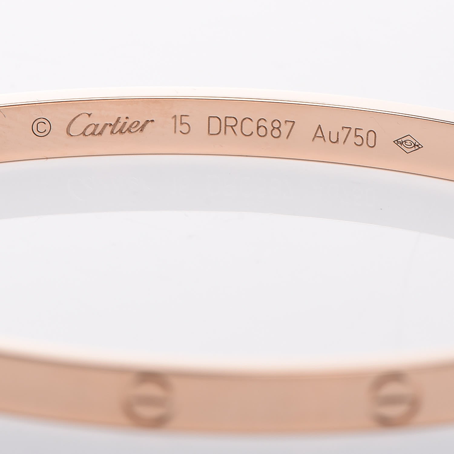 Cartier 18K Pink Gold Small LOVE Bracelet 15 4 of 6