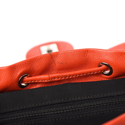 Chanel Lambskin Quilted Small Cuba Urban Spirit Backpack Orange 9 of 14