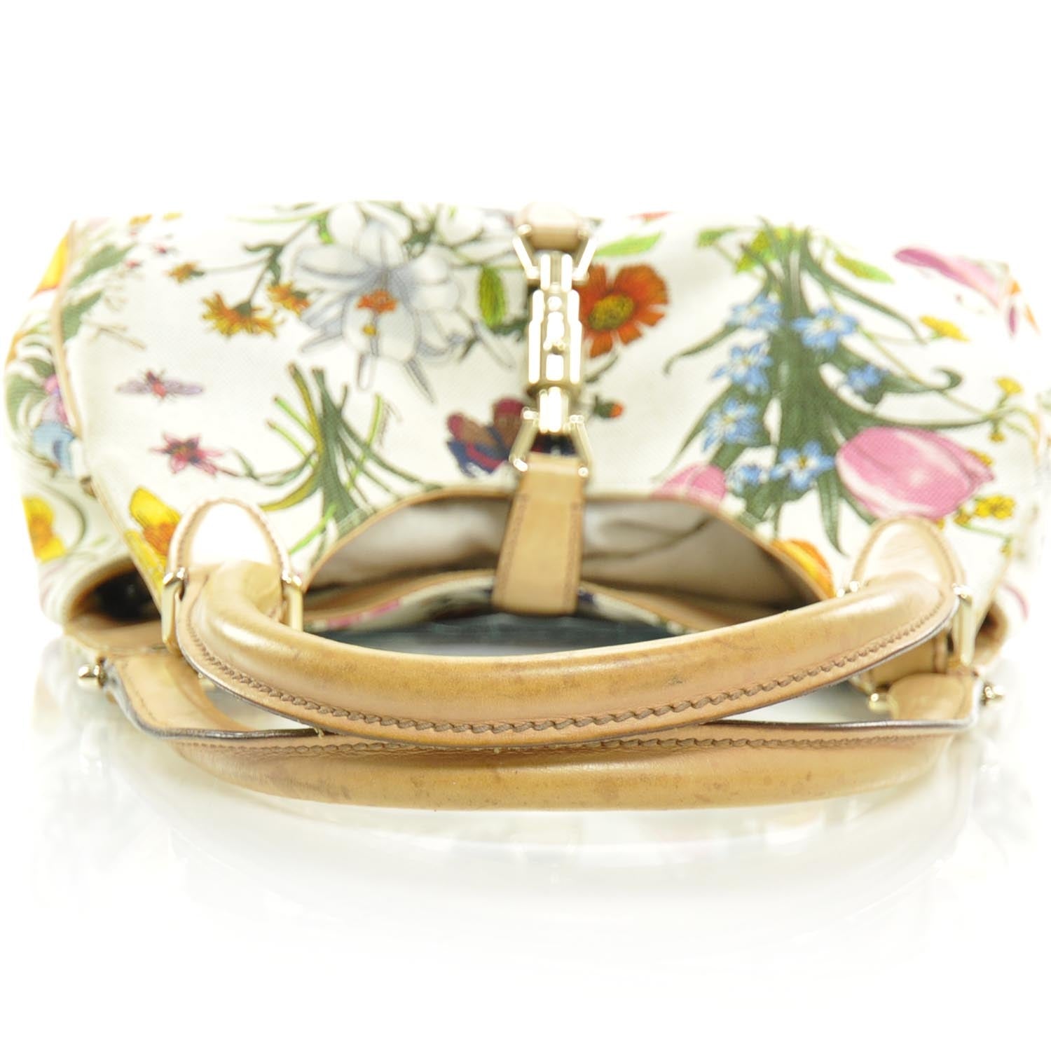 Gucci Canvas Flora Floral Bardot 5 of 8