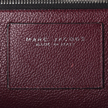 Marc Jacobs Textured Calfskin Medium Incognito Satchel Burgundy 8 of 8