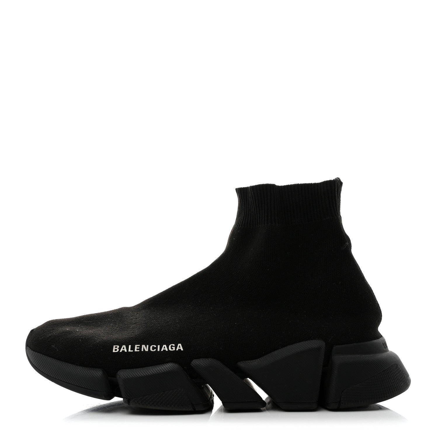 Balenciaga Neoprene Knit Mens Speed Sneakers 7 Black 1 of 8