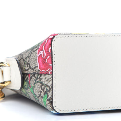 Gucci GG Supreme Monogram Flora Web GG Small Ophidia Dome Shoulder Bag White 8 of 9