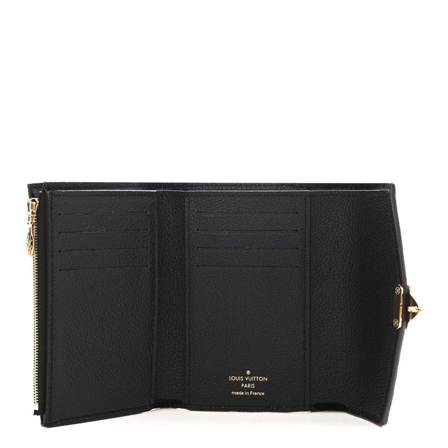 Louis Vuitton Monogram Pallas Compact Wallet NM Black 5 of 7