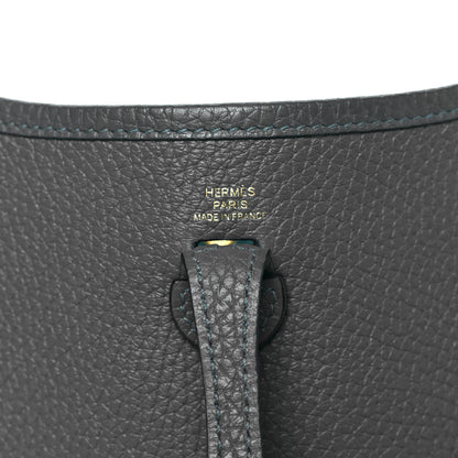Hermes Taurillon Clemence Evelyne TPM Vert Verone 6 of 11
