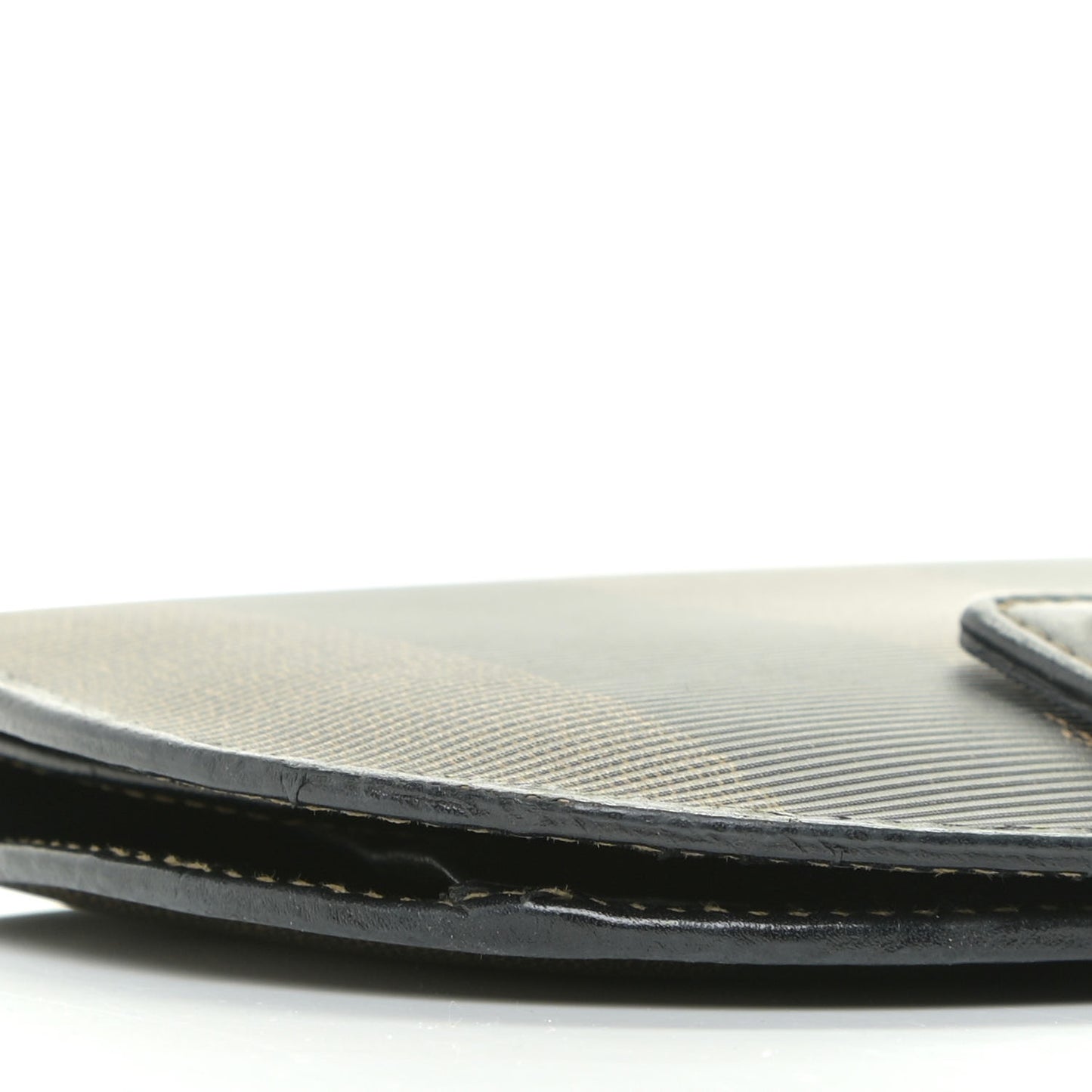 Pequin Compact Round Wallet Tobacco