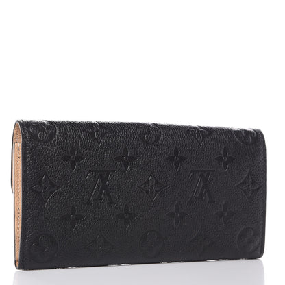 Louis Vuitton Empreinte Emilie Wallet Black Dune 3 of 7