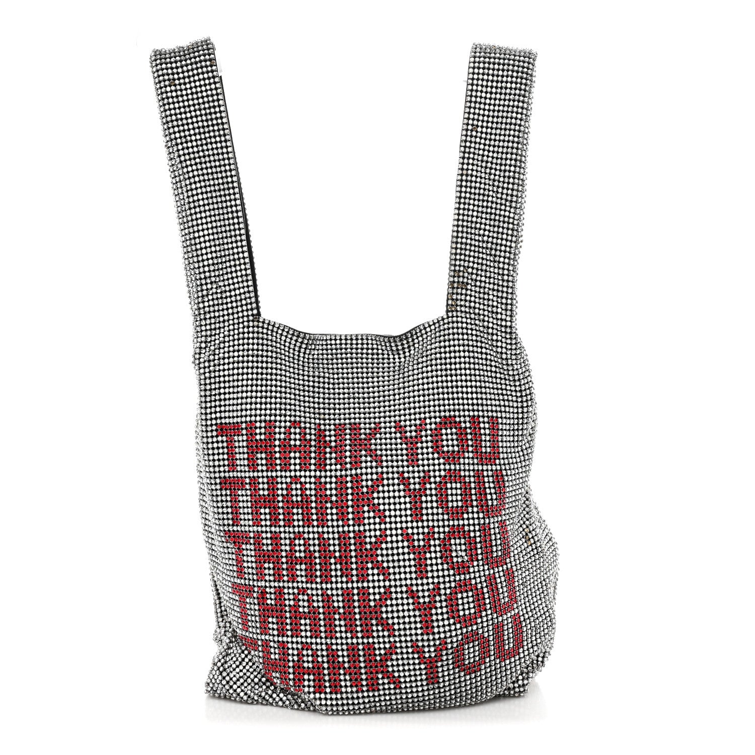 Alexander Wang Crystal Wanglock Mini Shopper Silver 1 of 9