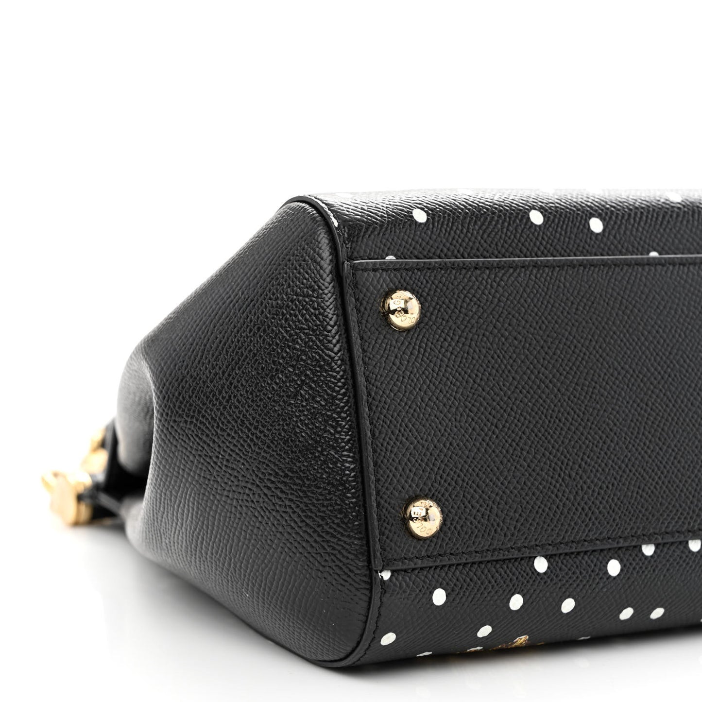 Dauphine Medium Miss Sicily St. Dauphine Stampata Satchel Black