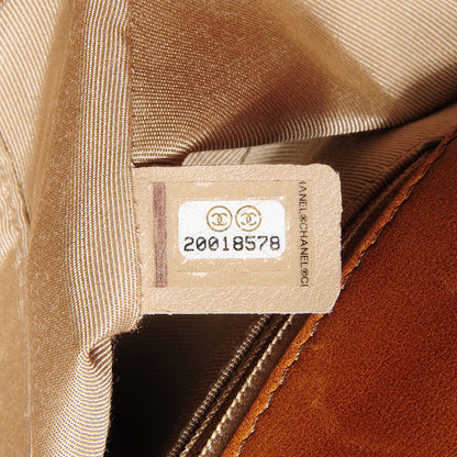 Chanel Washed Calfskin New Medium Boy Flap Light Brown 8 of 9