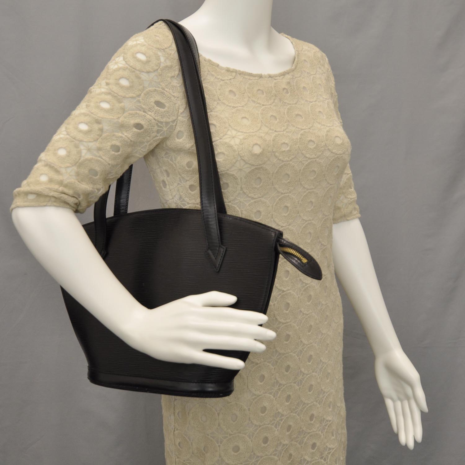 Louis Vuitton Epi Saint Jacques PM Long Straps Black 2 of 9