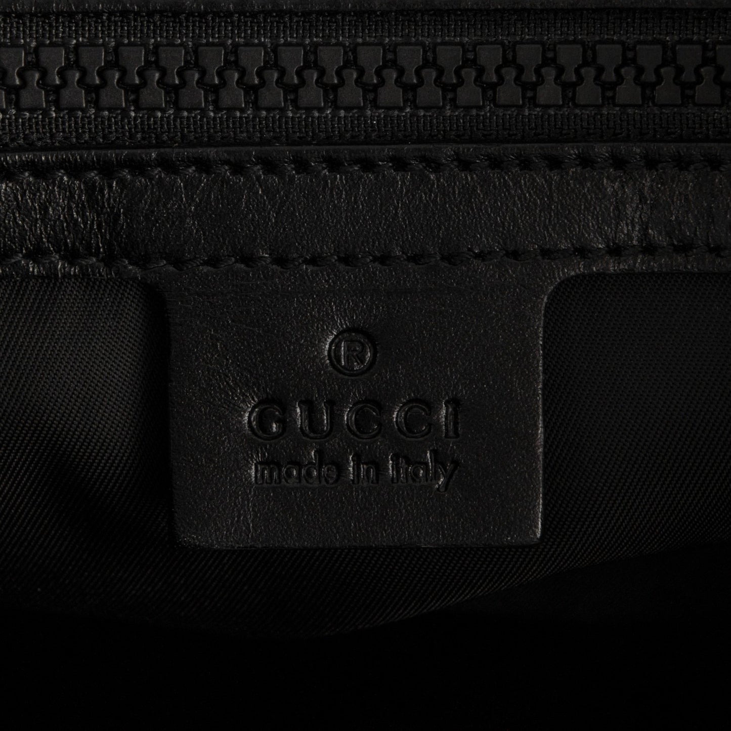 Nylon L'Aveugle Par Amour Embroidered Double Buckle Backpack Black