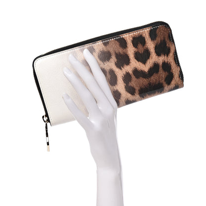 Christian Louboutin Calfskin Degrade Leopard Panettone Zip Wallet White 2 of 8