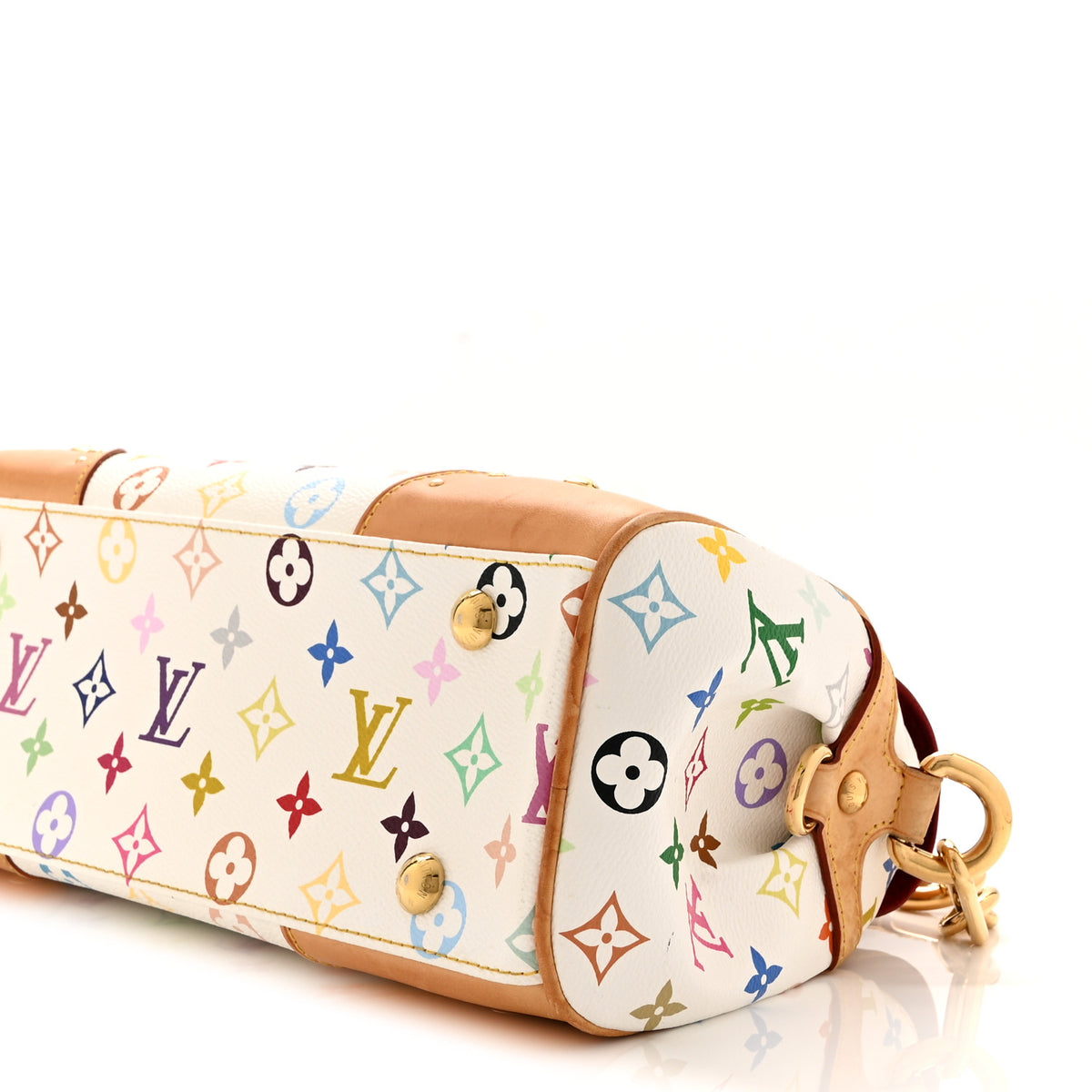 Monogram Multicolor Beverly MM White