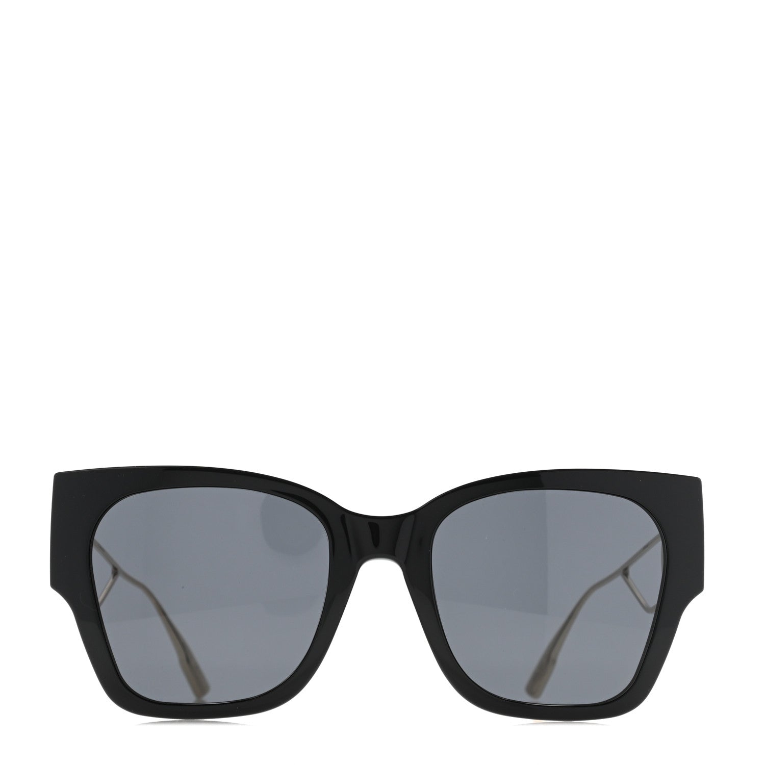 Christian Dior Rectangular 30 Montaigne 1 Sunglasses Black Gold 2 of 10