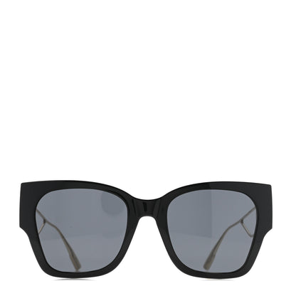 Christian Dior Rectangular 30 Montaigne 1 Sunglasses Black Gold 2 of 10
