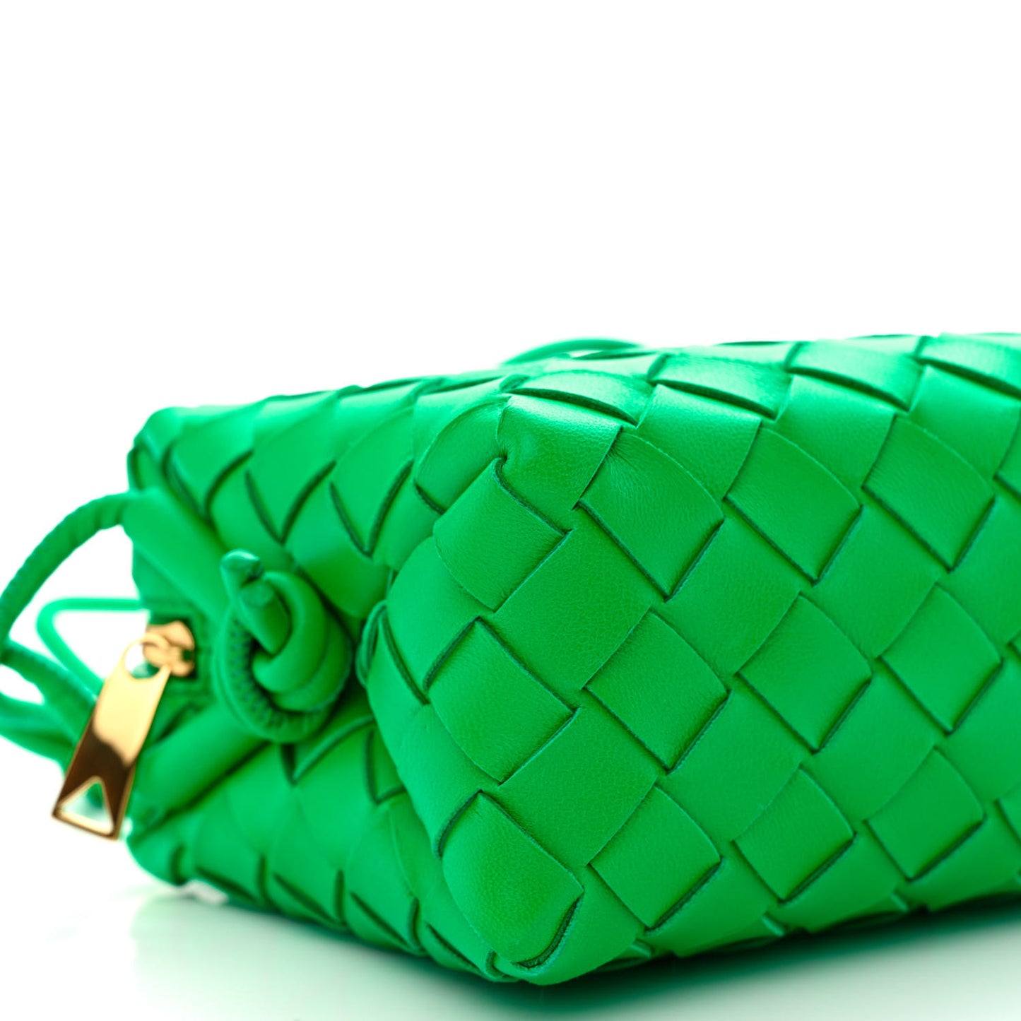 Nappa Intrecciato Mini Loop Camera Bag Parakeet