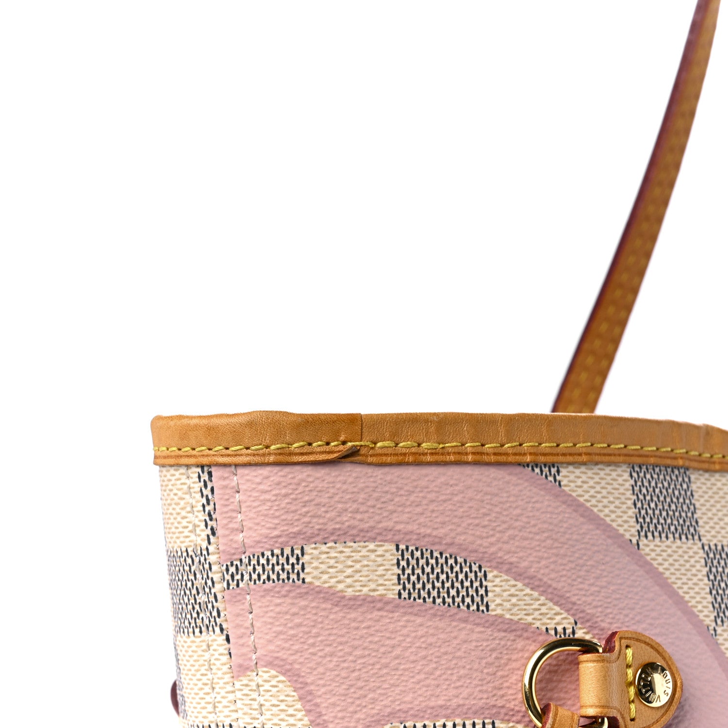 Louis Vuitton Damier Azur Tahitienne Neverfull MM 14 of 14