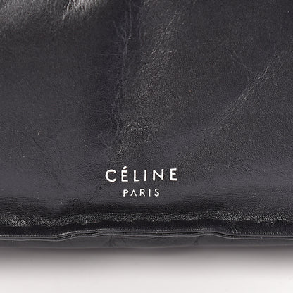 Celine Paperweight Calfskin Clutch Pouch Black 6 of 7