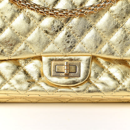 Chanel Metallic Aged Calfskin Quilted 2.55 Reissue 225 Flap Gold 11 of 11