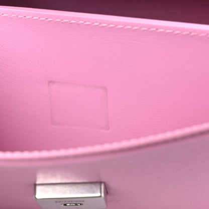 Balenciaga Calfskin Stripe Embossed Small Gossip Bag Candy Pink 11 of 12