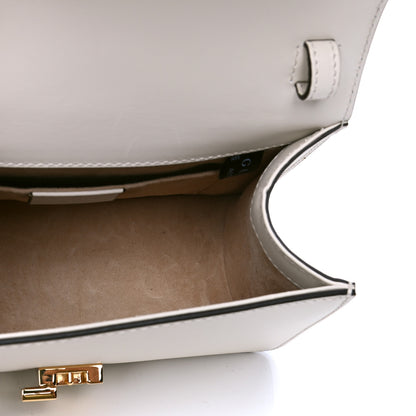 Gucci Calfskin Mini Sylvie Top Handle Bag White 4 of 5