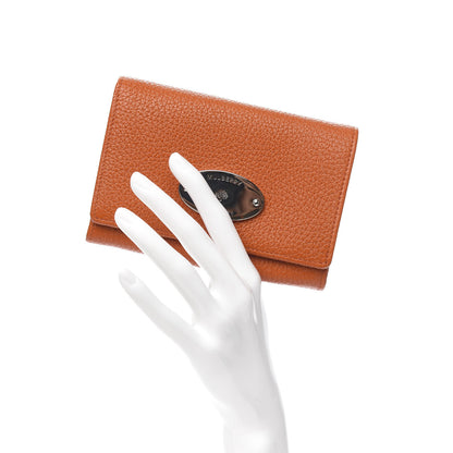 Mulberry Soft Grain Calfskin French Purse Wallet Pumpkin 2 of 8