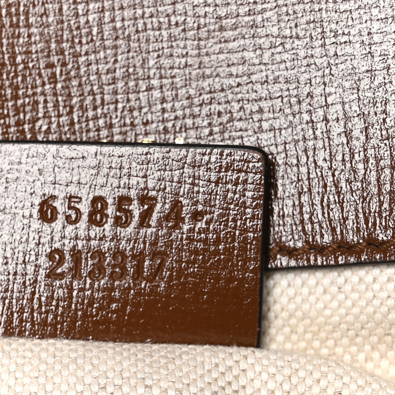 Gucci GG Supreme Monogram Web Mini Horsebit 1955 Shoulder Bag Beige Brown Sugar 7 of 11