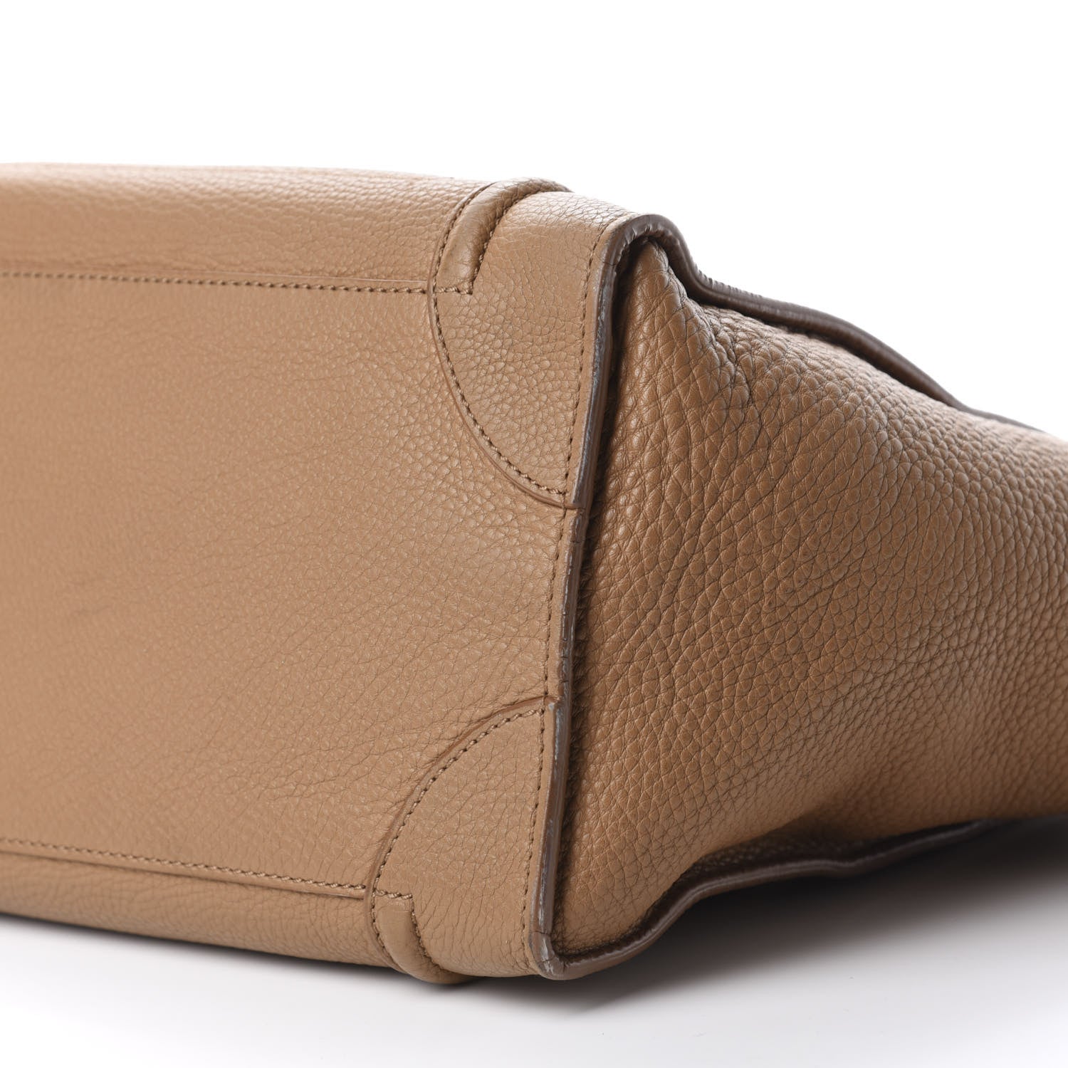 Celine Pebbled Calfskin Mini Luggage Camel 7 of 14