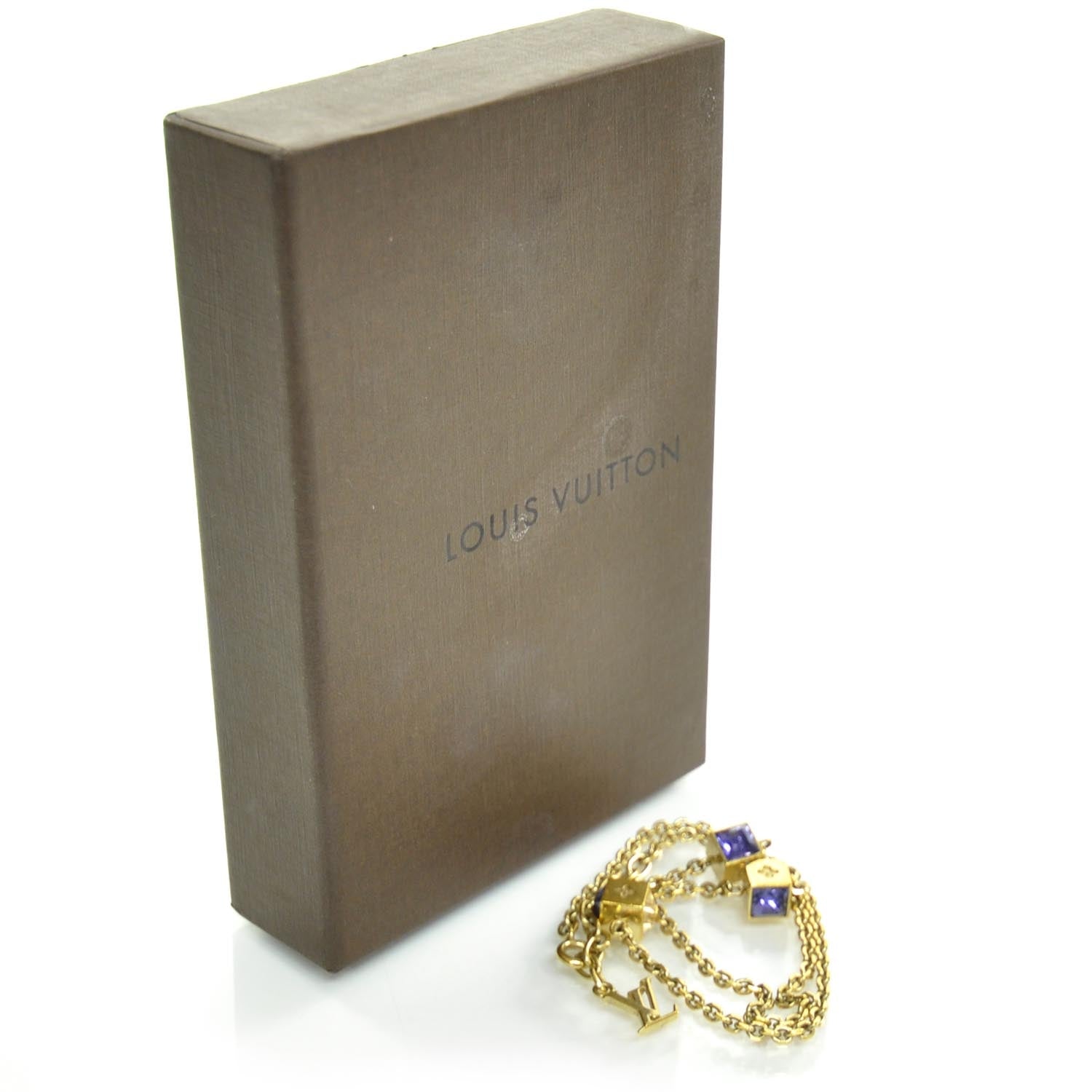 Louis Vuitton Swarovski Gamble Short Necklace Azur 4 of 5