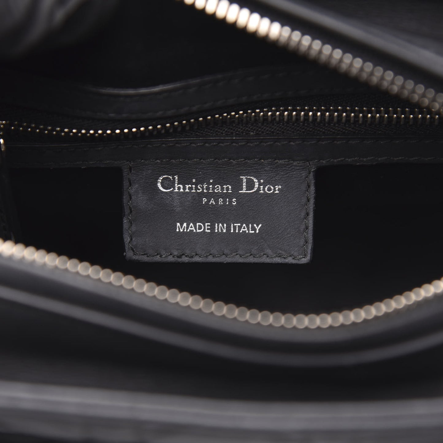 Ultra Matte Calfskin Cannage Medium Lady Dior Black