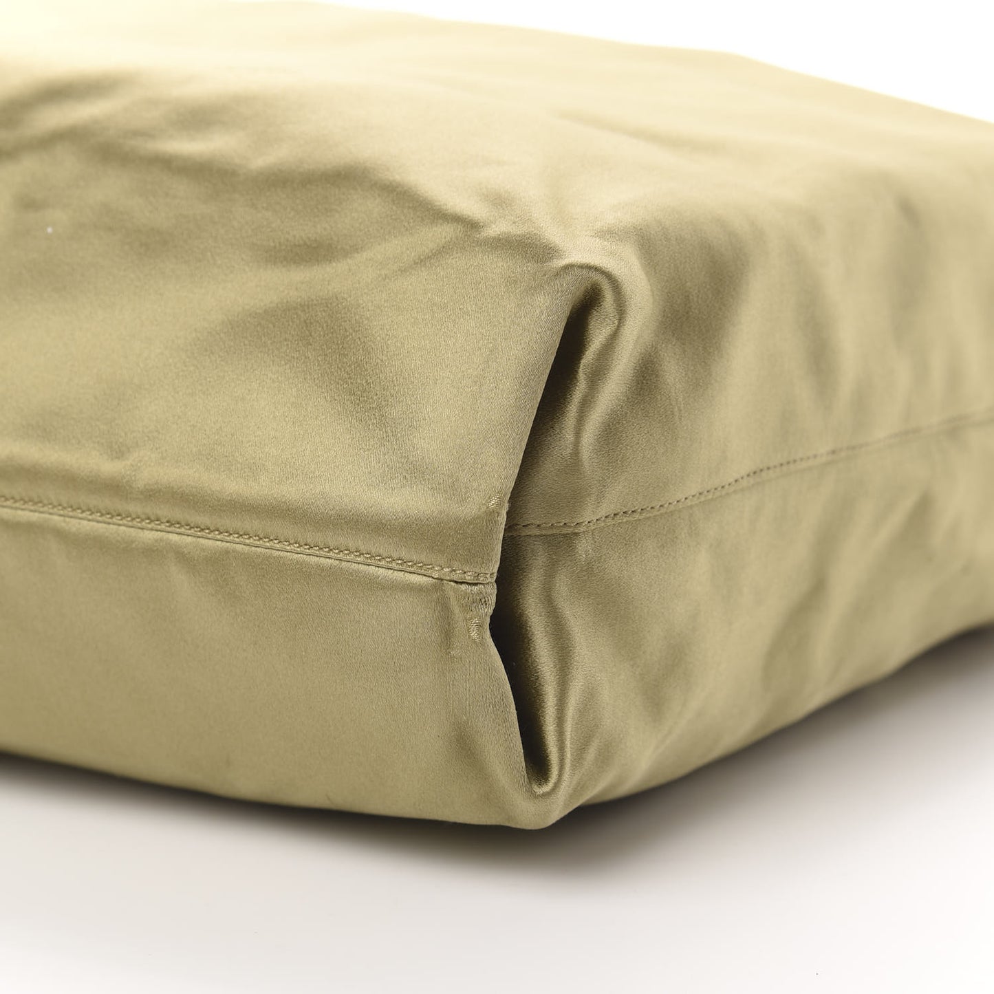 Satin Rasso Chain Bag Light Green