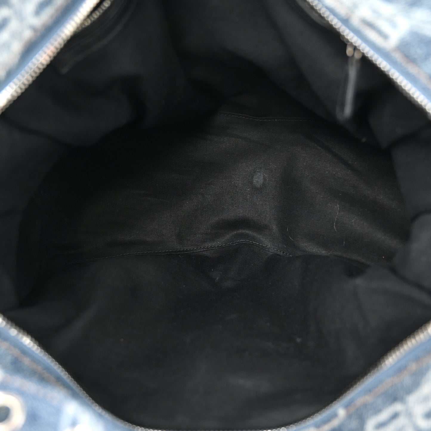 Denim BB Monogram Neo Cagole City Handbag Blue