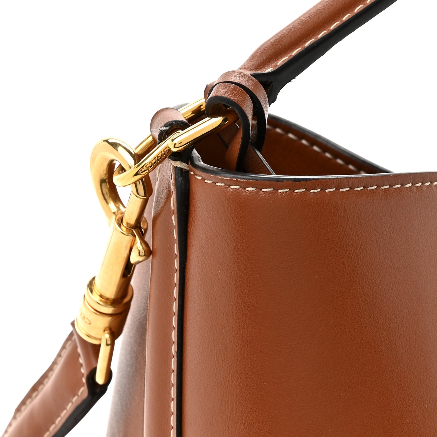 Smooth Calfskin Bucket 16 Bag Tan