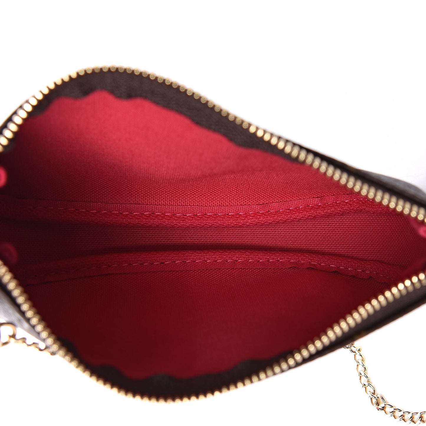 Monogram 2019 Christmas Animation Mini Courchevel Pochette Accessories Fuchsia