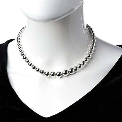 Tiffany Sterling Silver HardWear Graduated Ball Necklace 2 of 5