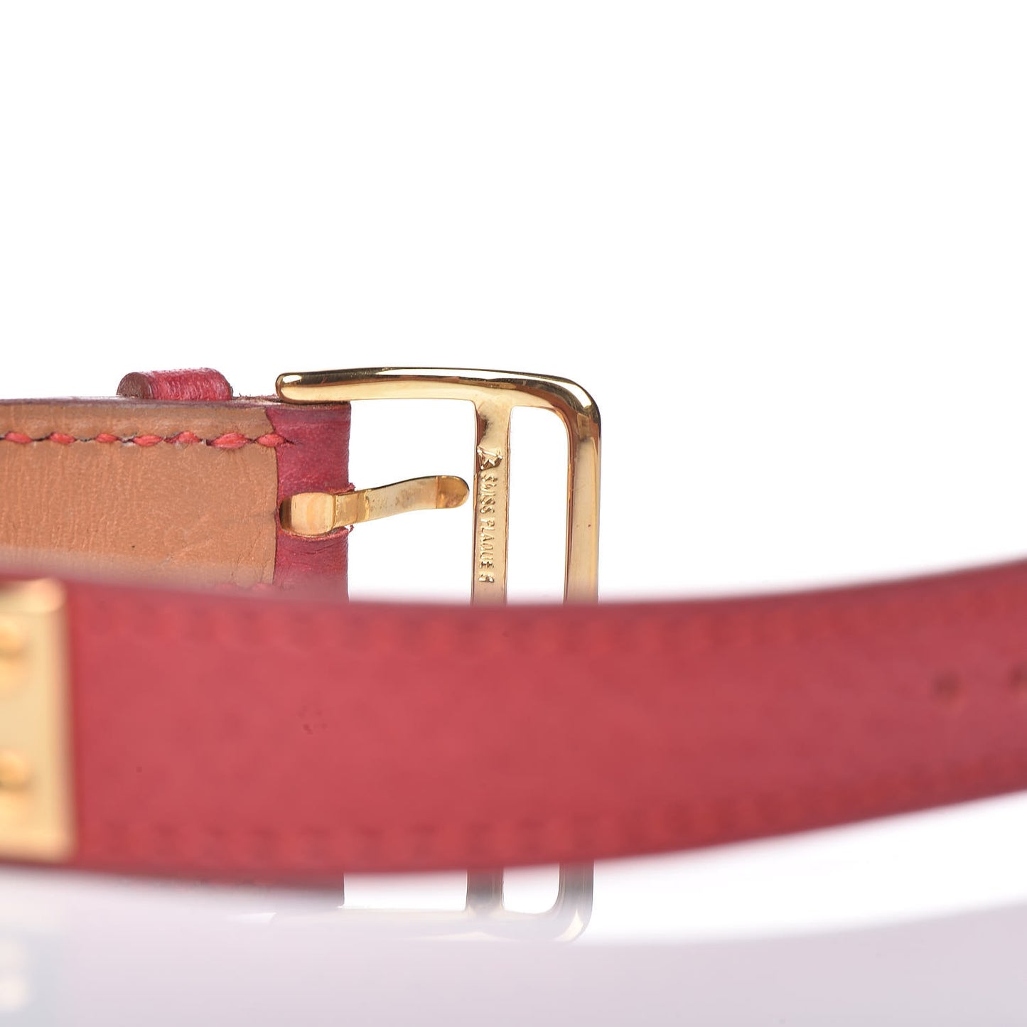 Stainless Steel Courchevel 20mm Kelly Cadena Quartz Watch Rouge