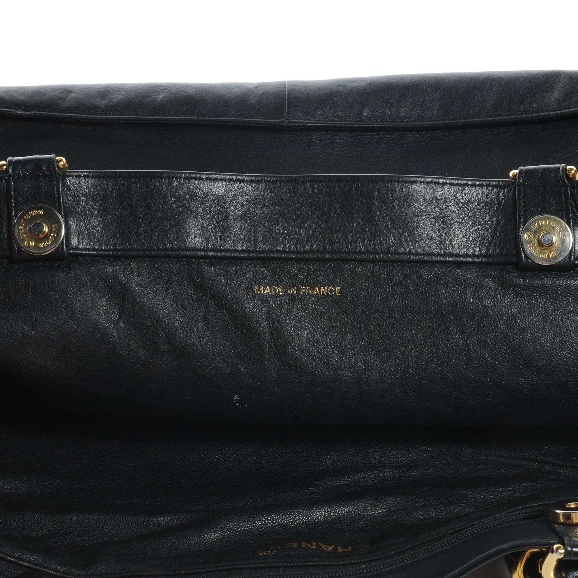 Chanel Lambskin Jumbo Shoulder Bag Black 7 of 9