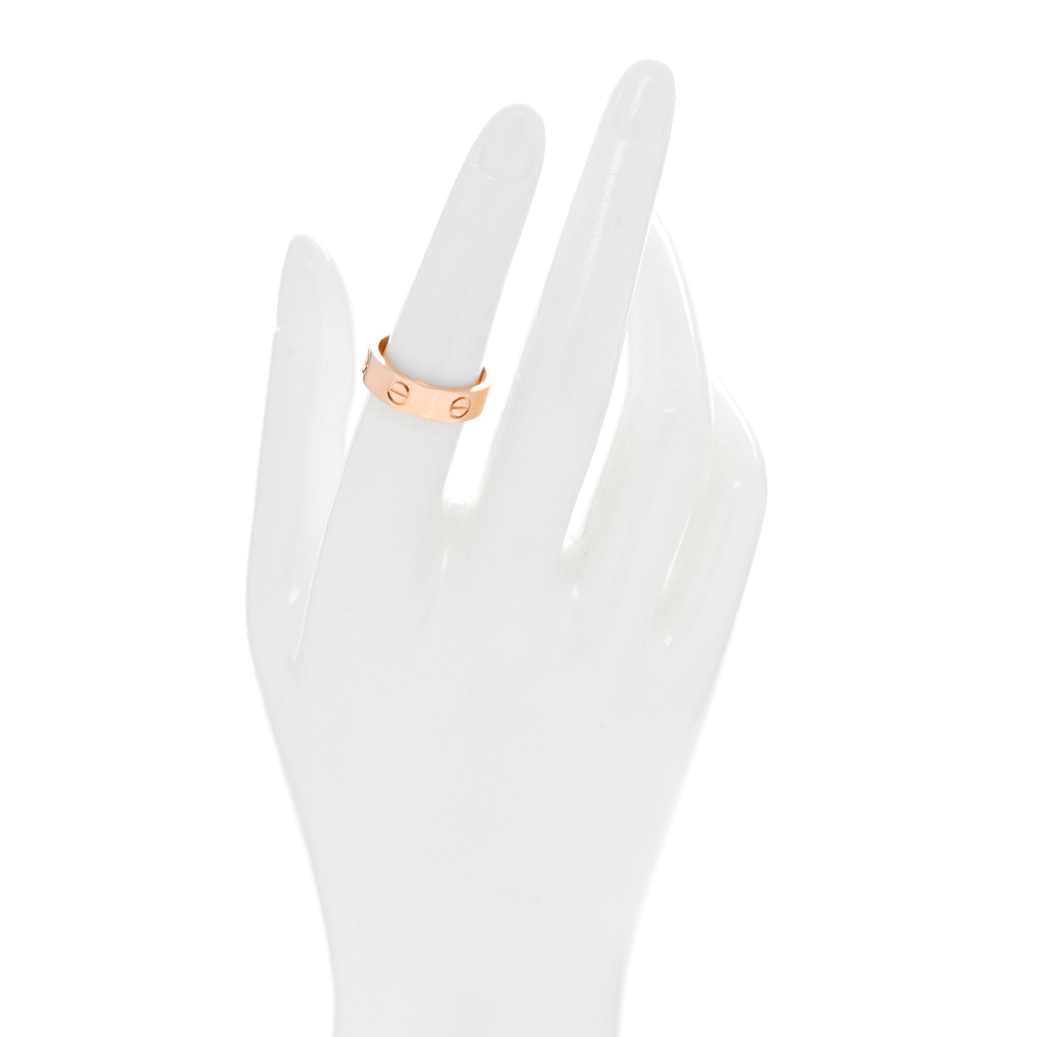 Cartier 18K Pink Gold 5.5mm LOVE Ring 54 6.75 2 of 4