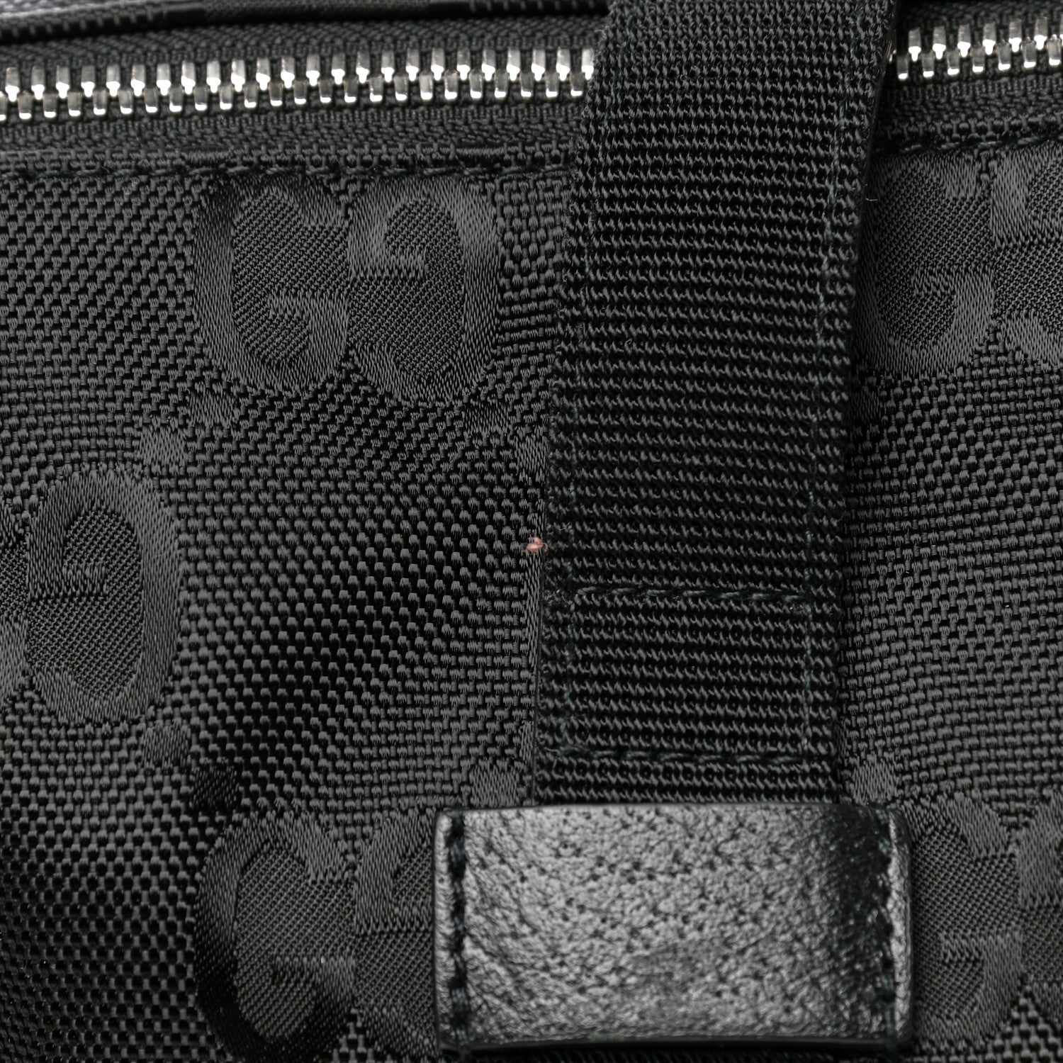 Gucci Econyl Nylon Monogram Off The Grid Duffle Bag Black 10 of 11
