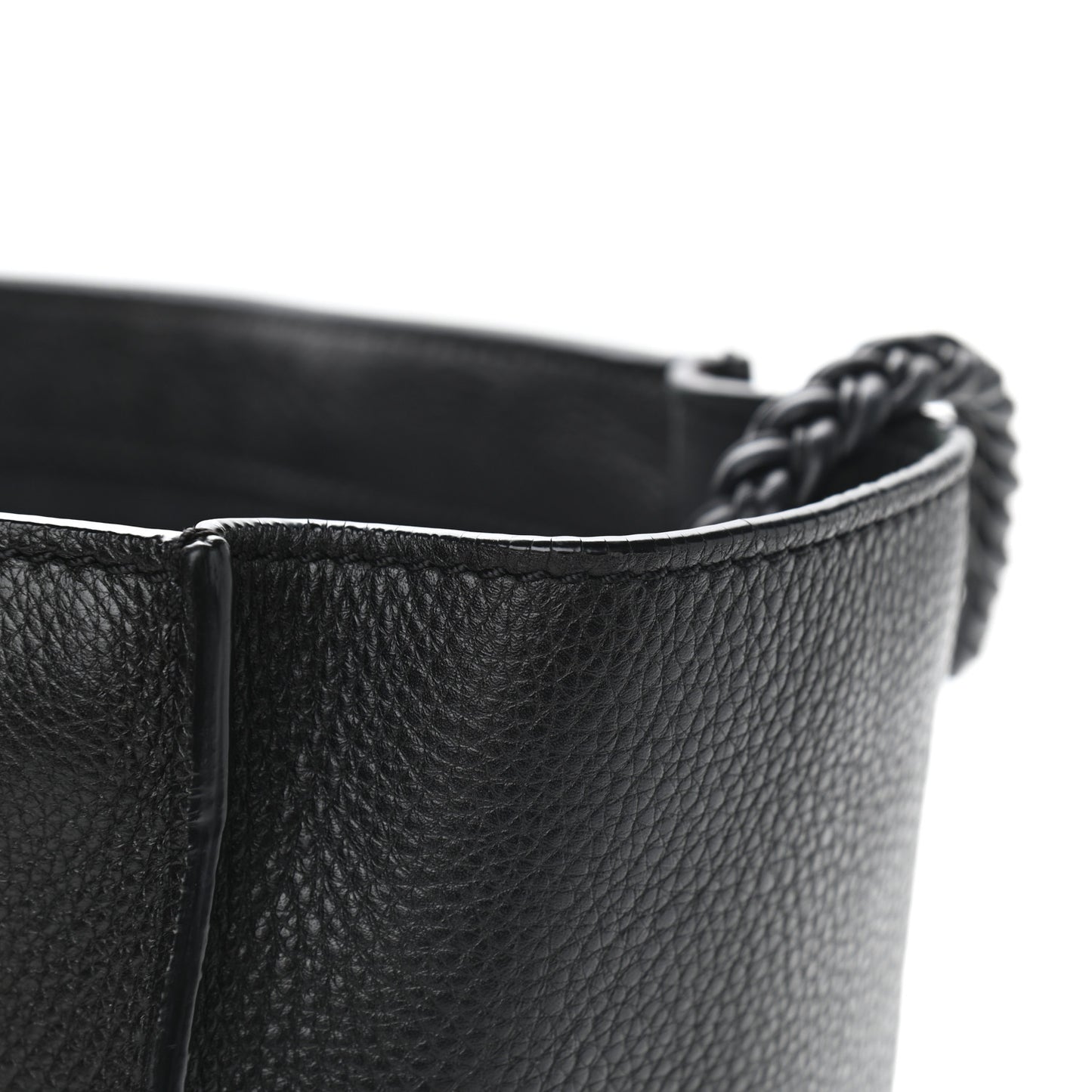 Grained Calfskin To Be Cool Tote Black