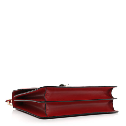 Bulgari Calfskin Serpenti Forever Top Handle Red 4 of 11