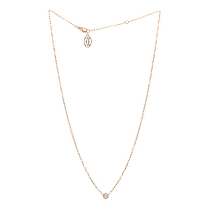 Cartier 18K Pink Gold Diamond SM D'Amour Pendant Necklace 3 of 5