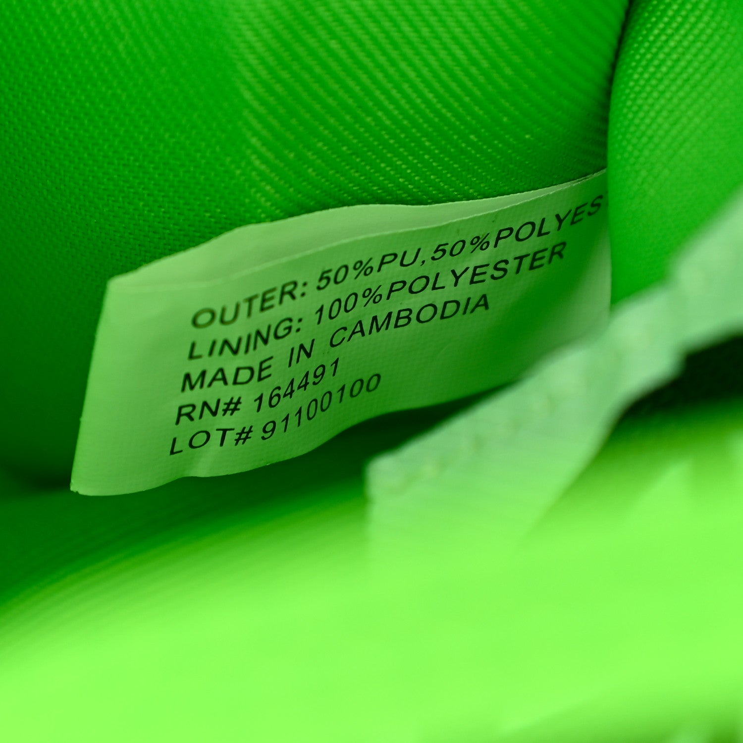Telfar Vegan Leather Small Shopping Bag Highlighter Green 8 of 9
