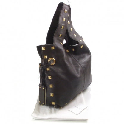 Givenchy Leather Studded George V Bag Brown 3 of 10