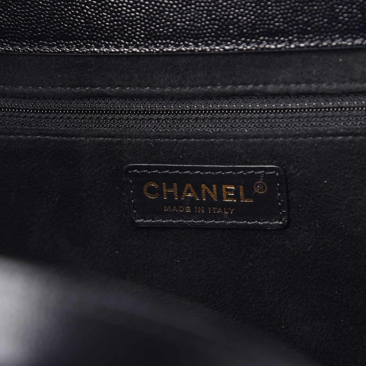 Caviar Small Studded Deauville Tote Black