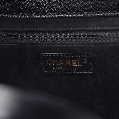 Chanel Caviar Small Studded Deauville Tote Black 7 of 11