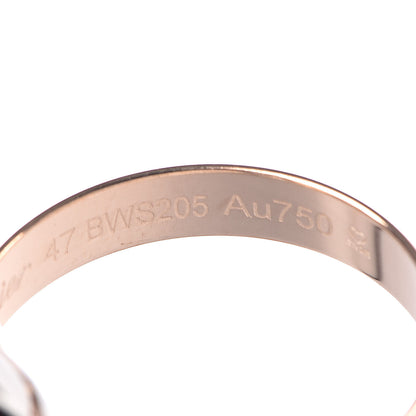 Cartier 18K Pink Yellow White Gold Classic Trinity Ring 47 4 5 of 5