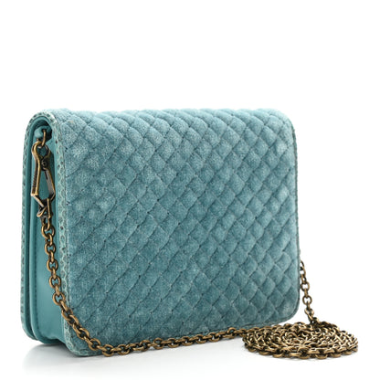 Bottega Veneta Velvet Ayers Intrecciato Butterfly Chain Wallet Linoleum 3 of 11